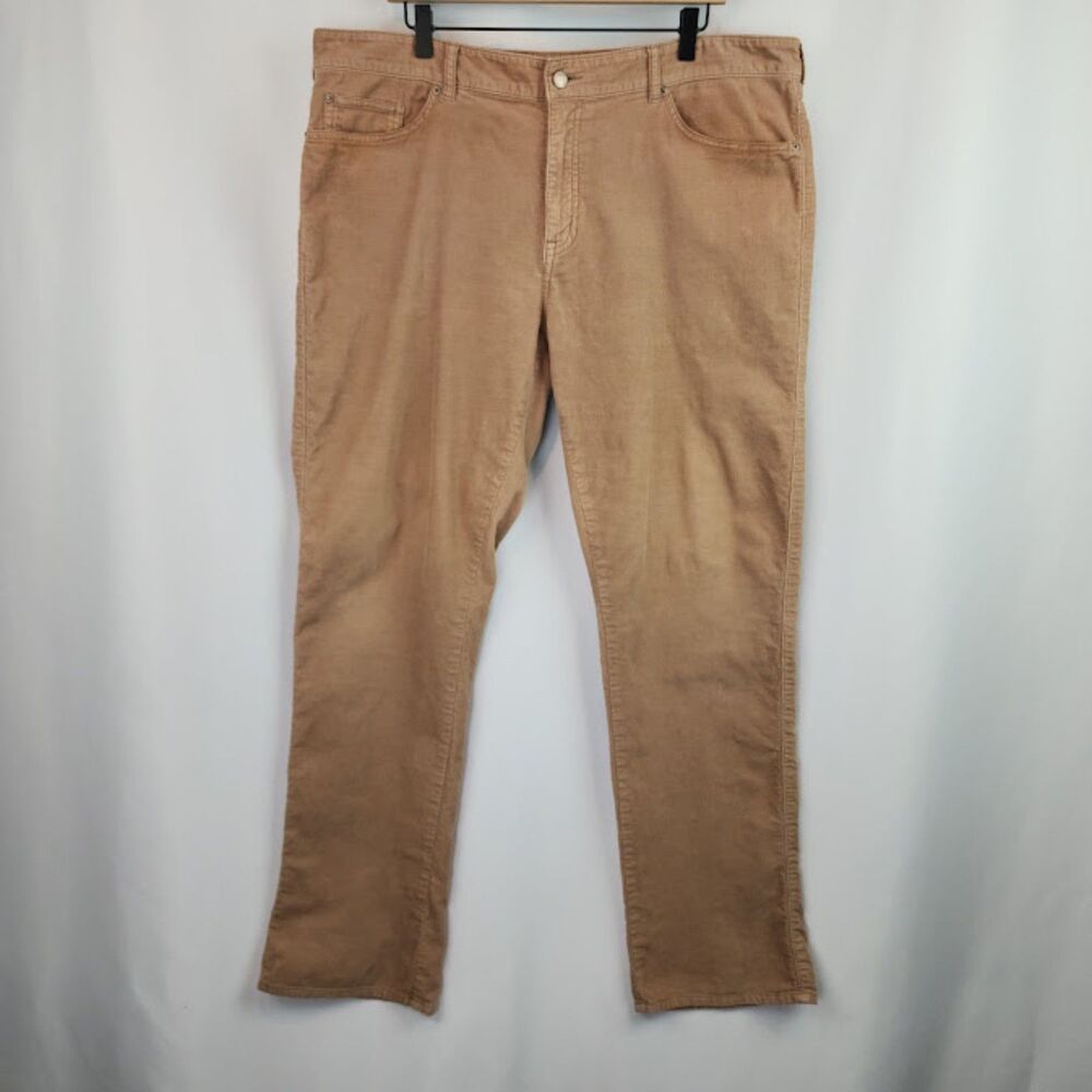Peter Millar Men's Tan Bootcut Corduroy Pants Size 38